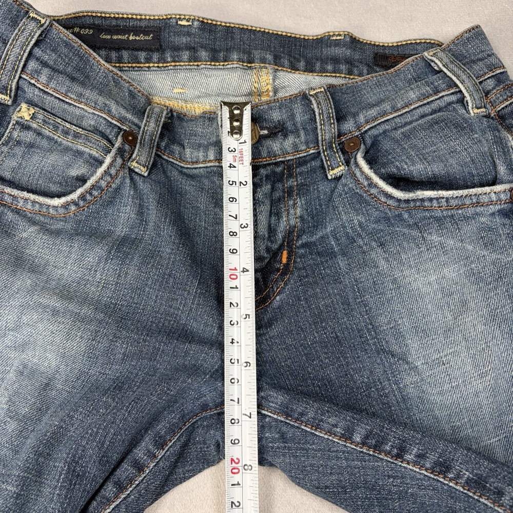 Citizens Of Humanity The Rose # 099 Low Waist Bootcut Jeans Women's Size 25 Blue - Picture 12 of 15